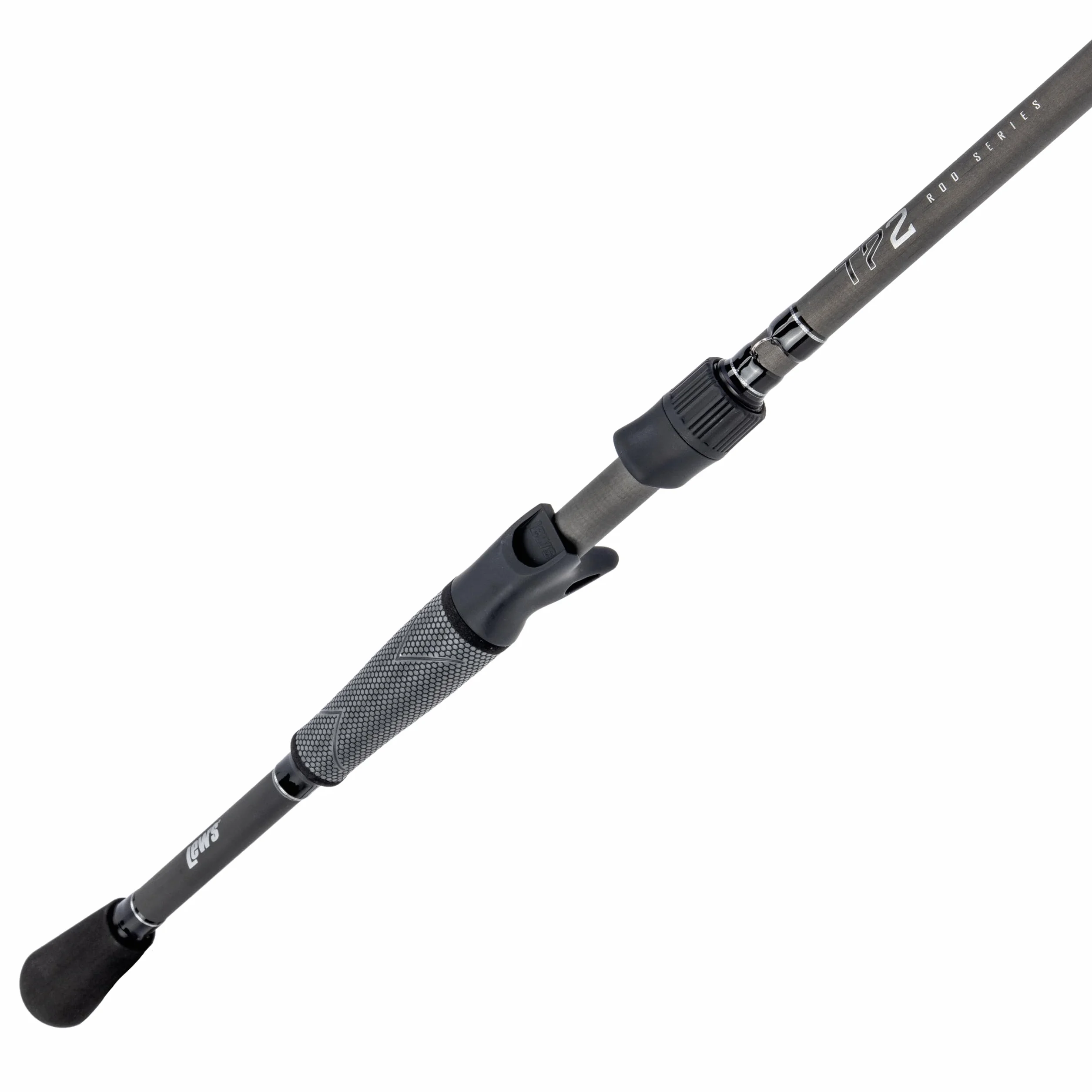 TP2 Casting Fishing Rod, Jig Model, 7-Foot 3-Inch 1-Piece HM45 Graphite Rod, Med-Heavy Power Extra-Fast Action, Dri-Tac Split-Grip