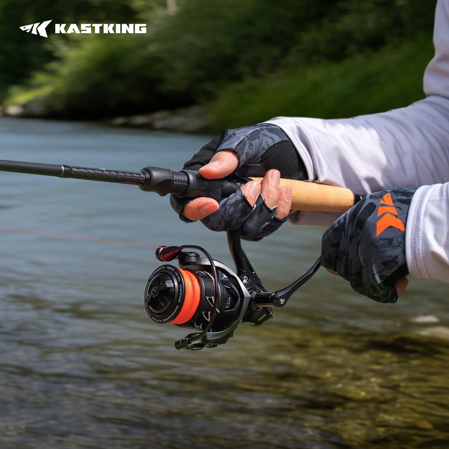 Spartacus II Plus Twin-Tip Spinning & Baitcaster Combo | Baitcaster & Spinning Combo, 2-Piece Rod, Extra Tip, IM6 Graphite Blanks, EVA Handle, Freshwater Fishing