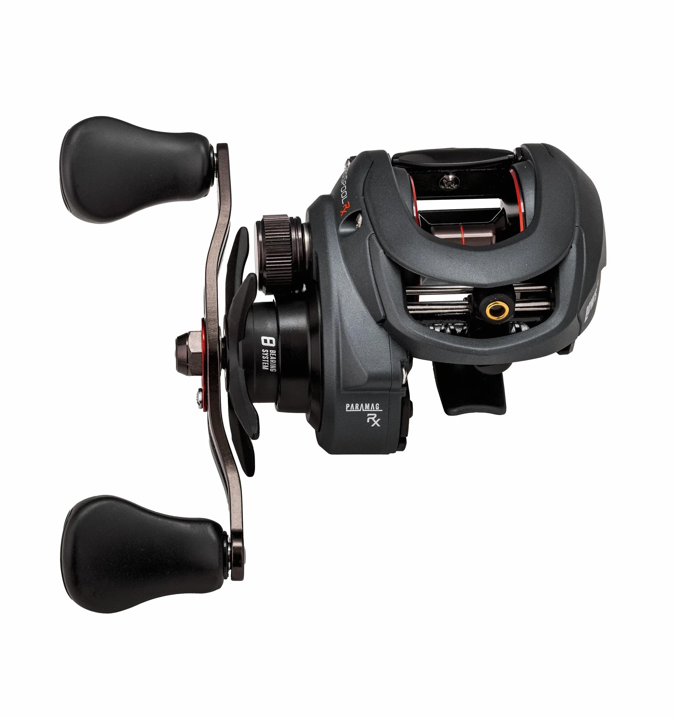 Speed Spool RX Baitcast Fishing Reel, RH Retrieve, 5.6:1 Gear Ratio, 7+1 Bearings