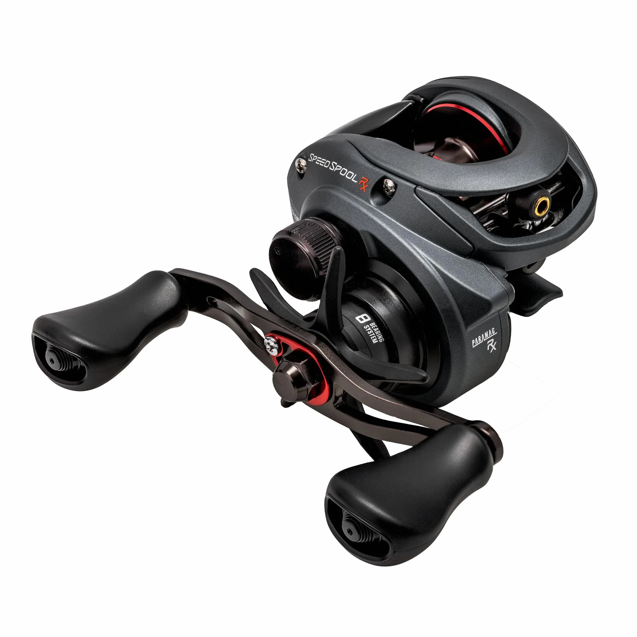 Speed Spool RX Baitcast Fishing Reel, RH Retrieve, 8.3:1 Gear Ratio, 7+1 Bearings