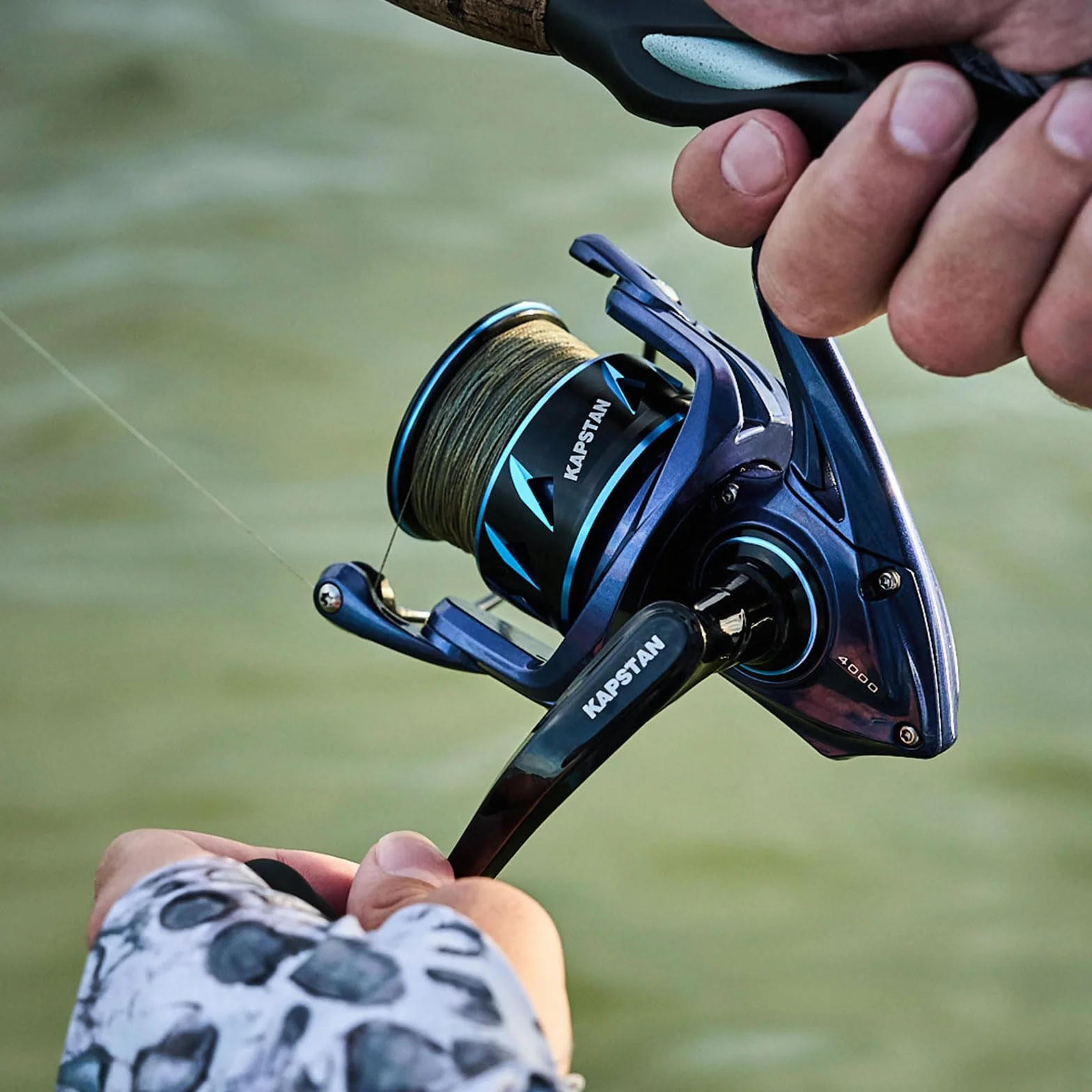 Saltwater Spinning Fishing Reels | Max Drag: 55 lb, Aluminum Frame, IPX6 Waterproof, Corrosion-Resistant Bearing System, Big Game, For Saltwater