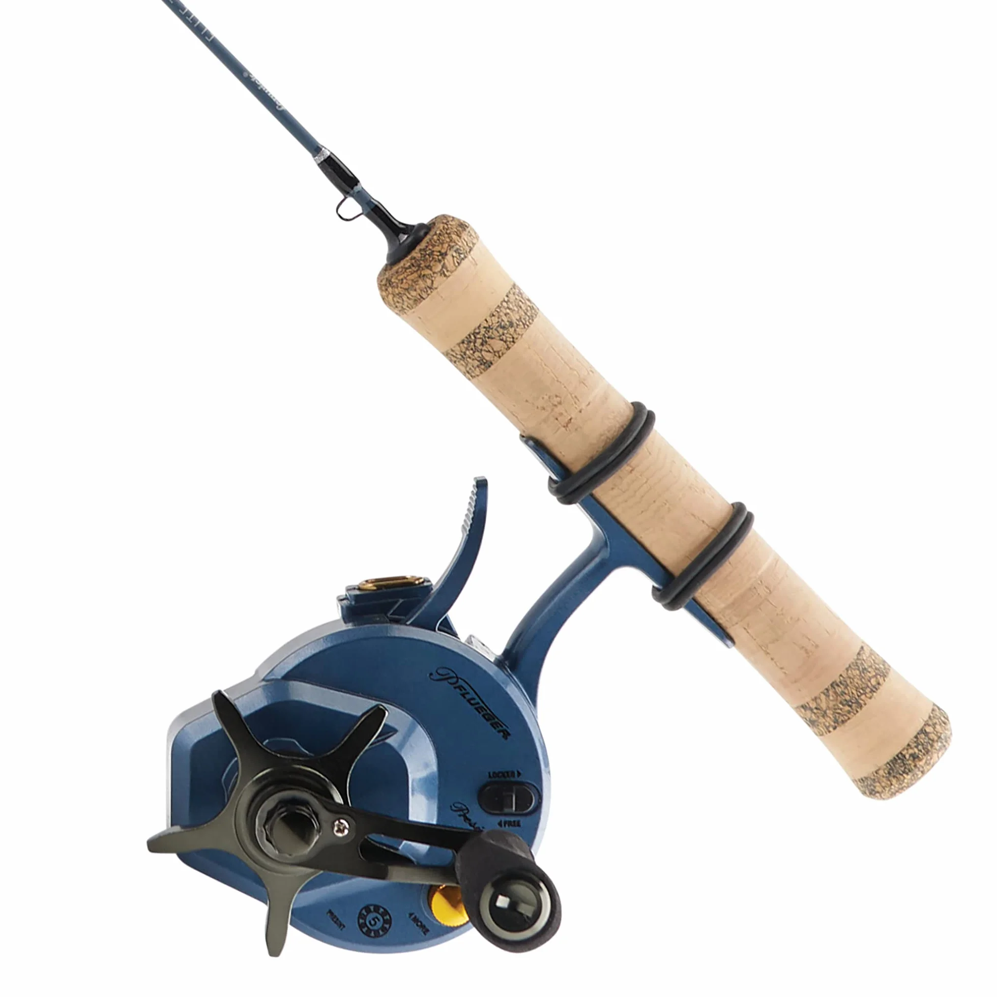 President Inline Reel and Fishing Rod Combo