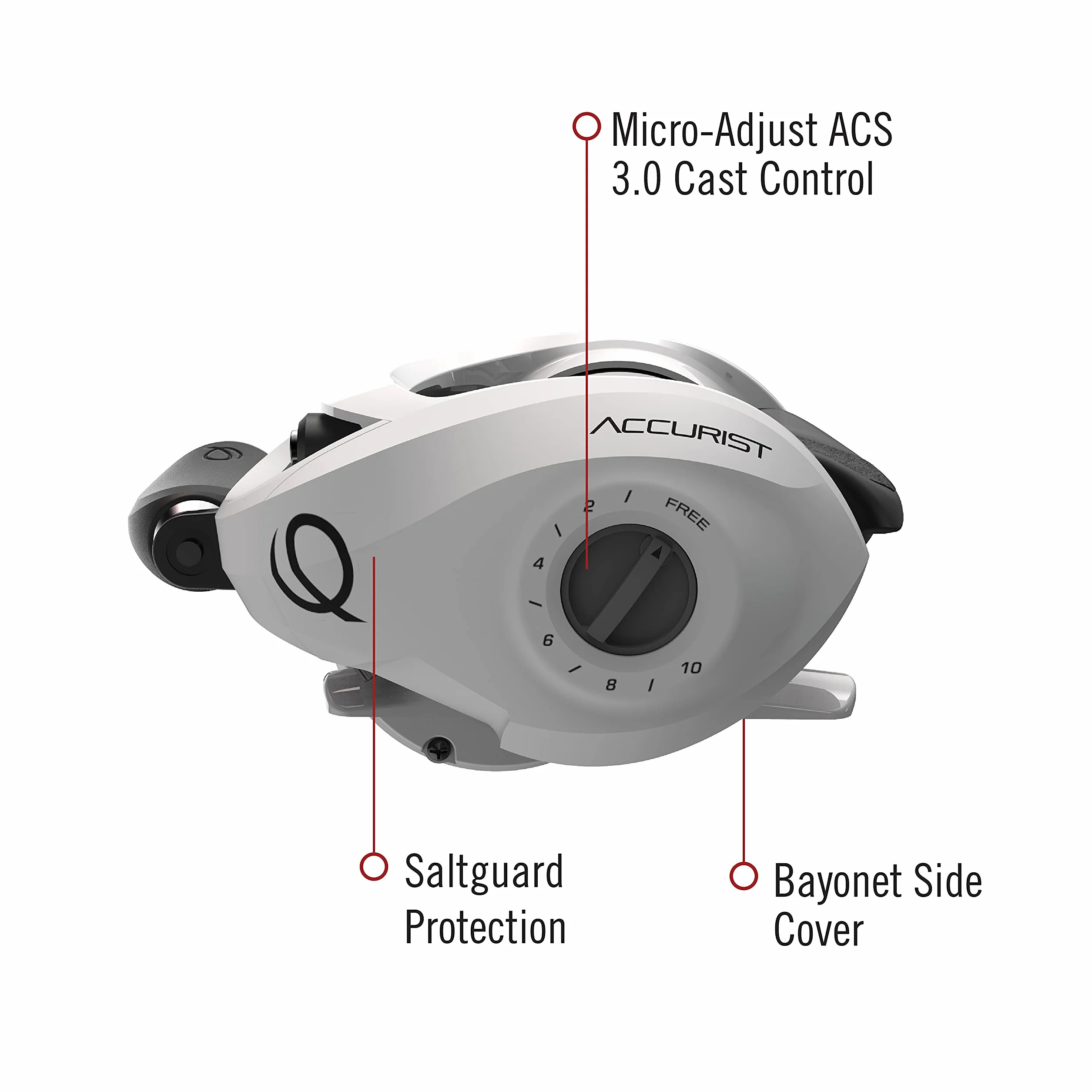 Accurist Baitcast Fishing Reel, Size 100 Reel